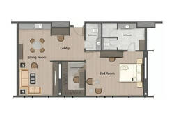 1,5 bedroom Suite